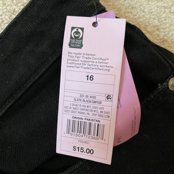 🆕 Wild Fable Rolled Cuff Jean Mom Shorts - Picture 2 of 4